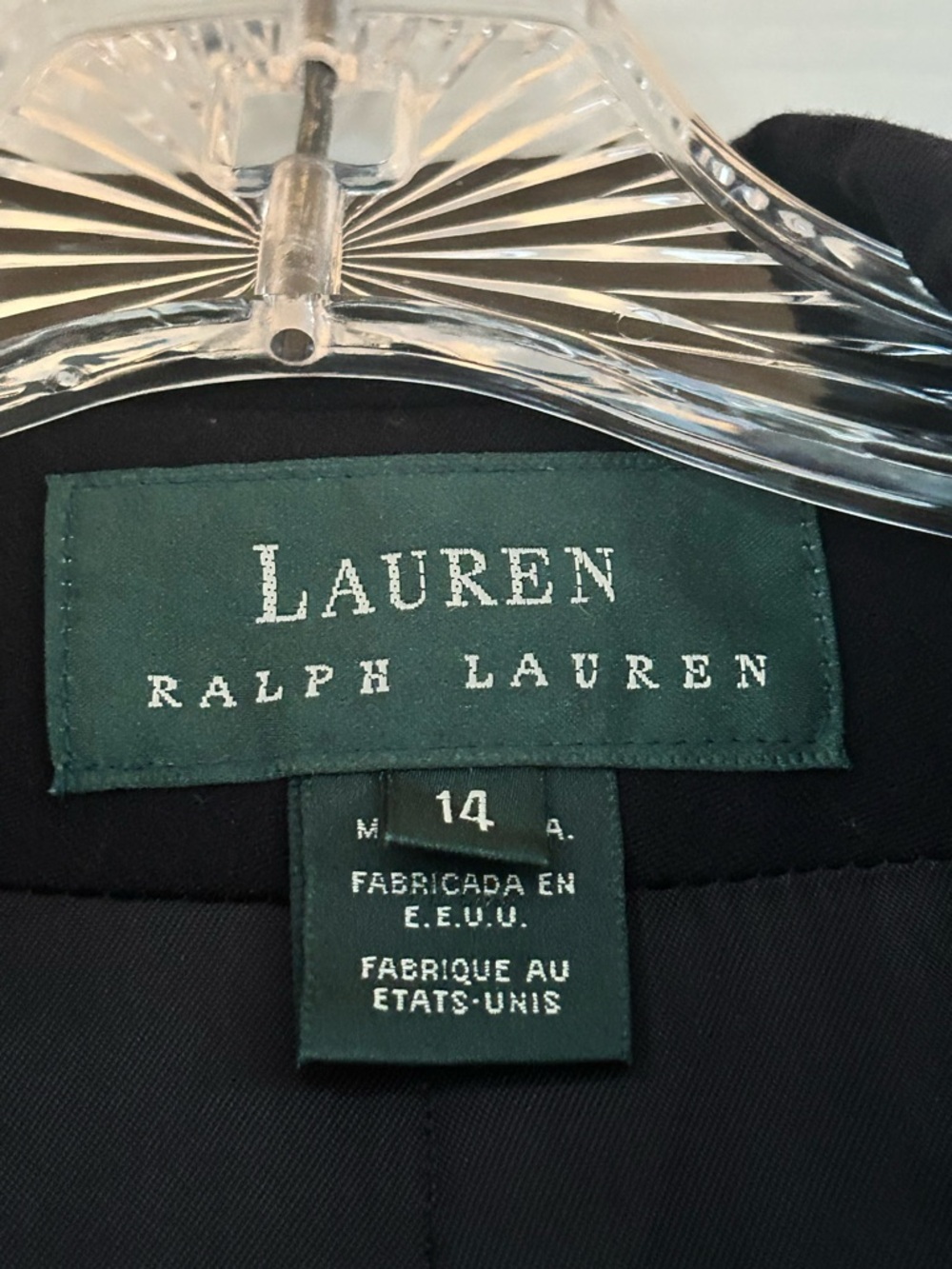 Lauren Ralph Lauren Vintage Wool Double Breasted Crest Blazer - Picture 3 of 5